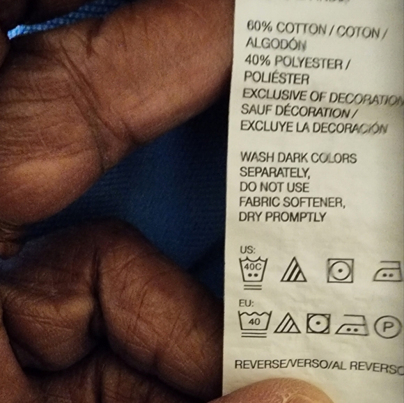 IZOD Short Sleeve Solid Lt. Blue Polo Shirt  - Size XL - Picture 5 of 5